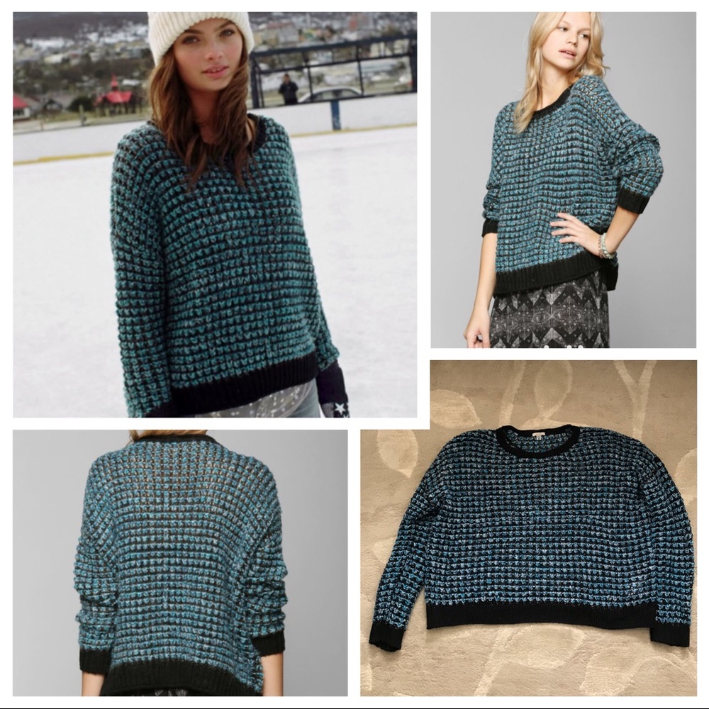 NWOT UO Ectoé Stardust Open-Stitch Sweater